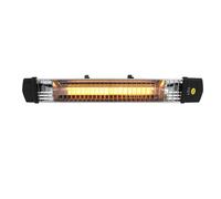 Chauffage infrarouge Iris IP55 1800W Gris / Argent / Titane