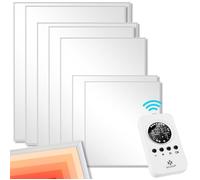 Chauffage infrarouge mural - KESSER - Thermostat intégr e protection IP44 - Puissance 1000W