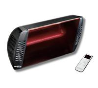 Chauffage infrarouge orientable avec vitre noire 2000 W HELIOSA HD WIDE ANGLE avec télécommande - STAR PROGETTI - 109984