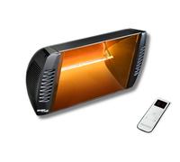 Chauffage infrarouge orientable noir 2 000 W HELIOSA HD WIDE ANGLE avec télécommande - STAR PROGETTI - 109960