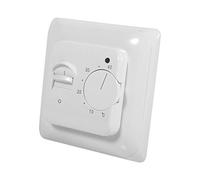 Chauffage Manuel Mécanique, Thermostat Non Programmable de Chaleur Uniquement Au Sol Maison Interrupteur Contrôle Température Climatisation Pièce Commutateur Commande avec Câble de Sonde 2.9m 220V