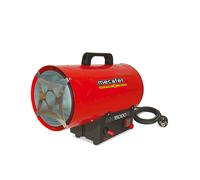 Poêle à gaz rouge portable Mecafer MH15000 15 000kW