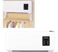 Chauffage mural électrique 1500 W ABS Chauffage mural rapide Machine de chauffage et de refroidissement avec télécommande Séchoir
