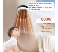 Chauffage mural -GATBOSN -pour maison avec télécommande, mini radiateur soufflant 600W 15-32℃
