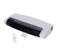 Chauffage NIKLAS 1200W Céramique Mural ou sur pied Télécommande Affichage numérique 230V Blanc