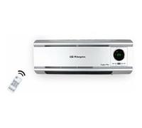 Orbegozo SP 6500 Chauffage mural, 2000 W, télécommande, programmation quotidienne et hebdomadaire, protection contre la surchauffe, panneau à LED, 1 litre, 44 décibels, plastique, céramique, argenté