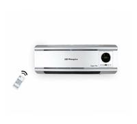 Orbegozo Chauffage mural SP 6500 – 2000 W télécommande programmation jour/sem panneau LED argenté