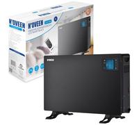 Chauffage par convecteur CH7100 LCD SMART Noir Chauffage par convecteur SMART moderne avec écran LCD