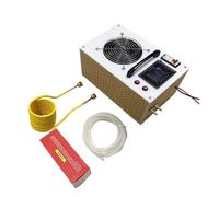 Chauffage par Induction, High Frequency Induction Heating Machine 2500W ZVS Induction Heater Metal Smelting Furnace + Heating Coil