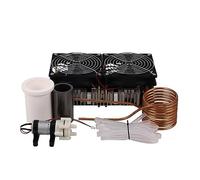 Chauffage par Induction ZVS 2500W, chauffage par Induction à haute fréquence, carte PCB, métal fondu + bobine + creuset + pompe