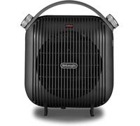 Chauffage piédestal noir compact avec protection anti-basculement