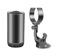 Chauffage portable 12 V pour voitures avec capacité de chauffage rapide et tête rotative à 180 degrés pour une couverture complète du pare-brise (version améliorée)