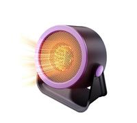 Chauffage portable 2026 - Mini radiateur d'extérieur et de bureau, chauffage sans fil avec angle librement réglable à 90°, chauffage rapide, for salle de bain, bureau, chambre à coucher(Purple)