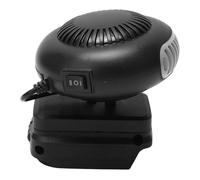 Chauffage portable alimenté par batterie, 2 réglages de température, fonctionnement silencieux, petit et portable, adapté aux petits endroits, chauffage de chantier (piles non incluses)