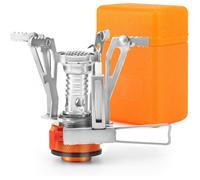 Chauffage Portable Camping avec Allumage Piézoélectrique Support Stable Résistant au Vent pour Cuisine Extérieure
