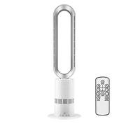 Chauffage portable, chauffage soufflant en céramique avec filtre à air, télécommande, ventilateur oscillant sans pales à 90°, chauffage électrique de 33,9 pouces, chaud et froid, ventilateur