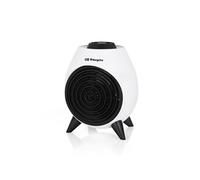 ORBEGOZO Chauffage FH 5037 Chauffage électrique avec thermostat réglable, 2 000 W de puissance, 2 positions de chaleur et fonction ventilateur d'air froid, 3600 W, 1 litre, 44 décibels, noir