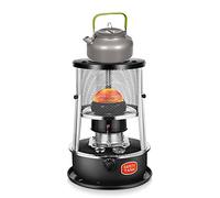 Chauffage portable pour camping, intérieur et extérieur, chauffage au kérosène d'urgence, 6 mèches, chauffage radiant à convection, brûleur pour tente, pique-nique, chauffage, cuisson, eau