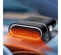 Chauffage Portable pour Voiture 12 V Dégivreur de Chauffage de Voiture 2 in 1 Chauffage/Refroidissement avec Base Rotative à 360° pour Désembuage et Dégivrage de Pare-Brise de Voiture (Couleur 3)
