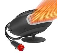 Chauffage portable pour voiture - dispositif de chauffage de voiture en ABS ElevenBySevenCentimeter, dégivreur électrique de douze volts et vingt-quatre volts, appareil pour chauffer rapidement