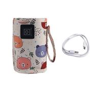 Chauffage portable rechargeable USB pour bébé, 3 réglages de chaleur, protection compacte pour utilisation en extérieur, voiture, excursions, bouteille modifiable pour bébé, grille-pain USB