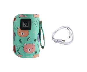Chauffage portable rechargeable USB pour bébé, 3 réglages de chaleur, protection compacte pour utilisation en extérieur, voiture, excursions, bouteille modifiable pour bébé, grille-pain USB