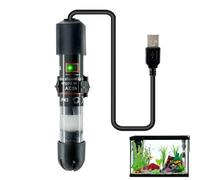 Chauffage Pour Aquarium De Poissons Thermostat Submersible 10W | Chauffage USB Pour Aquarium De Bureau Pour Salon Chambre Salle D'Étude Appartement Dortoir Betta Tortue