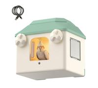 Chauffage pour perroquet | Maison chauffante avec câble de 1,5 m 5 V | Chauffage d'intérieur silencieux pour inséparables, perruches, pinsons, conures par temps froid