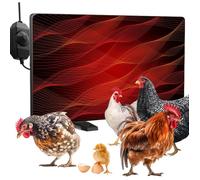 Chauffage pour Poulailler - Panneau Radiant Température Réglable Sécurisé - Pour Intérieur/Extérieur Élevage et Animaux Domestiques