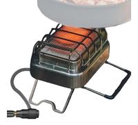 Chauffage Pour Tente - Deux En Un Réchaud De Cuisine En Acier Inoxydable | Chauffage pour Tente de Camping - Pour Terrasse Extérieur 1-2 Personnes Randonnée Garage Pêche Observation De La Faune