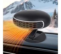 Chauffage pour Voiture pour Suzuki Jimny GJ 2018 2019 2020 2021 2022 2023 2024 2025 2026, Chauffage de Pare-Brise Dégivreur de Voiture 2 en 1, 12v/24v Prise Allume-Cigare,A-12V