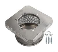 Chauffage pyramidal à 4 côtés en acier inoxydable, bonne finition et isolation thermique pour chauffage de terrasse extérieur avec maille chauffante double couverture (10 cm)