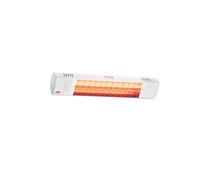 Chauffage radiant 1500 Watt Infrarouge Chauffage Patio Jardin Blanc 6m² Portée