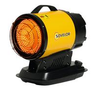 Chauffage radiant portable à combustion directe SOVELOR MINISUN DC 17Kw 200W 230V/50Hz ou batterie 14V