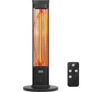 Chauffage radiant infrarouge 2000W Télécommande 3 vitesses Timer