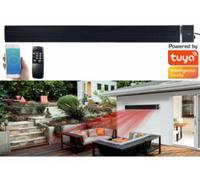 Chauffage radiant infrarouge connecté 3200 W RA-400.app - Noir Semptec