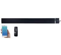 Chauffage radiant infrarouge connecté 3200 W RA-400.app - Noir [Semptec]