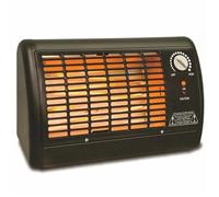 Chauffage radiant portable à ventilation forcée 1320 W avec thermostat, interrupteur de contrôle automatique, poignée transport et voyant d'avertissement,Dispositif de réchauffement