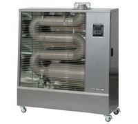 Chauffage Radiateur fioul mobile radiant infrarouge Pro 13 kW argent 140-750 m³ - Idéal pour atelier et showroom MW Tools WD46IK