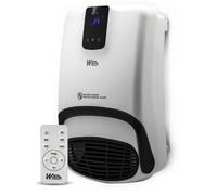 Warmtech Radiateur soufflant mural sèche-serviettes WTBH2000TL 2000 W Télécommande incluse