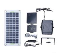 Chauffage solaire portable 30 W 12 V pour véhicule et camping, chauffage au silicium avec chauffage rapide pour voiture et extérieur