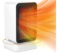 Chauffage soufflant 1000W avec minuterie, 3 niveaux de puissance, PTC céramique