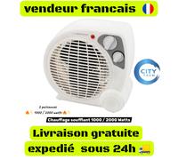 Chauffage soufflant 2 puissances 1000/2000W
