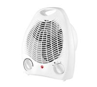 Chauffage Soufflant 2000 W poure Pièce avec Ventilation et 2 Réglages, Blanc