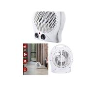 Chauffage soufflant - LIVOO - 2000W - 2 Modes de Chauffage - Thermostat Ajustable - Sécurité de Basculement
