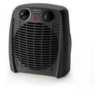 Taurus - Radiateur soufflant New Gobi,2000W,2 niveaux de chaleur,Fonction ventilateur,Thermostat réglable,Protection thermique,Voyant lumineux,Poignée de transport,Noir