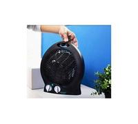 Chauffage soufflant avec 3 modes de fonctionnement 1000w 2000w noir