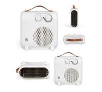 Chauffage soufflant - BLANC - 2000W - 2 Modes de Chauffage - Thermostat ajustable - Sécurité anti-surchauffe