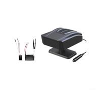 Chauffage soufflant de voiture 12 V compact pour SUV pickup camion (version | Tête rotative à 360 °, dissipation rapide de la chaleur, vitres dégivrées, construction compacte, pour SUV et camion