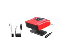 Chauffage soufflant de voiture 12 V compact pour SUV pickup camion (version | Tête rotative à 360 °, dissipation rapide de la chaleur, vitres dégivrées, construction compacte, pour SUV et camion